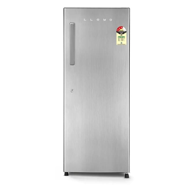 LLOYD 185L 3 STAR DIRECT COOL REFRIGERATOR, GLDG203ASGCF, STEEL GRAPHITE