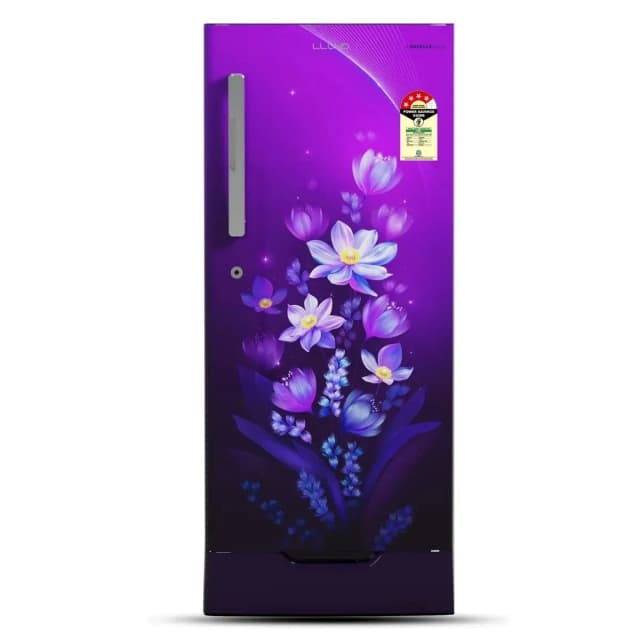LLOYD 185L 4 STAR DIRECT COOL REFRIGERATOR, GLDS204AOPDI, ORNATE PURPLE